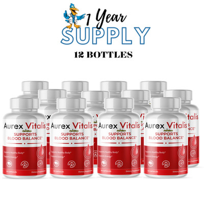 Aurex Vitalis- Blood Support- 12 Bottles- 720 Capsules