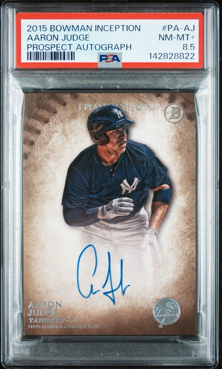 Aaron Judge auto 2015 直筆サイン Inception 2015 Bowman Inception - Aaron Judge #BIA-AJU for sale | eBay