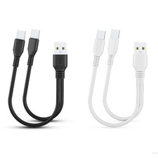 Fast Charge Charger Cable Tablet Phone Charge Cord 2 in 1 Dual Type C Cable