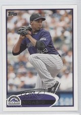 2012 Topps Juan Nicasio (Stat Line Error Saves Represented as S) #112 2k3