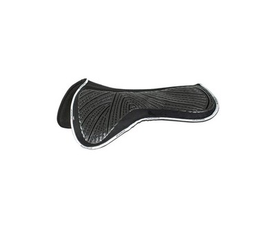 Acavallo Dressage Saddle Pad Fabric Black 2003 Natural 3D Equestrian Horse Tack