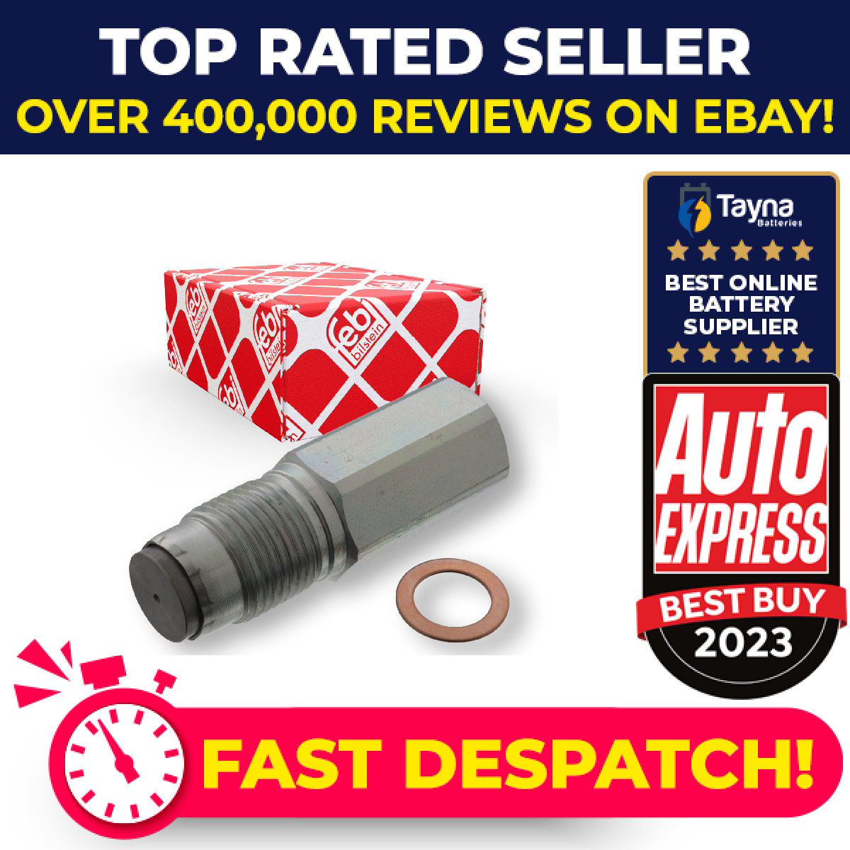 Pressure Control Valve fits FORD TRANSIT TDCi 2.4D 06 to 14 1386568 6C1Q9H321AA