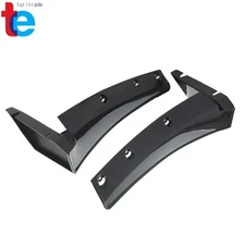 Stage 3 Front Splitter Extension Winglets ABS Kit For  Corvette C7 Z06 Z07 14-19