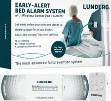 Alert Bed Alarm for Elderly Adults - Wireless Sensor Pad  Pager - with...