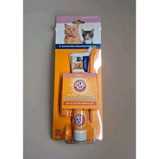 Oral Dental Care for Cat / Kitten Dental Kit Toothbrush Toothpaste Fingerbrush