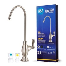 NSF Certification Lead-Free Water Filtration Reverse Osmosis Faucet Brushed ...