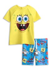 SpongeBob SquarePants 2 Piece Swim Set | Boys yellow & blue | Official Merch