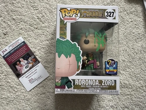 One Piece Anime Roronoa Zoro #327 Signed By Mackenyu Maeda Funko Pop JSA