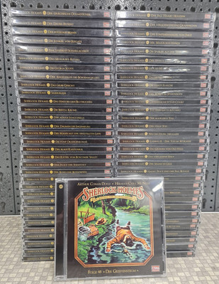 65 Stück Sherlock Holmes Titania Medien Folge 01 bis 65 Hörspiel CD Sammlung