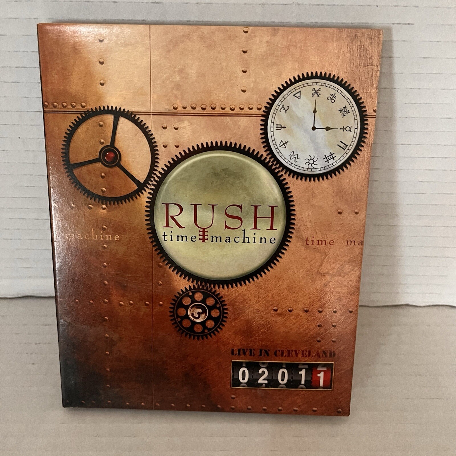 Rush Time Machine Live In Cleveland 2011 DVD and Booklet