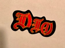 Dio Ronnie James Vintage Hardrock Music Logo Patch Rock SMALL RARE Metal