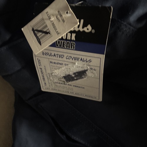 NWT Walls-WORK 7oz twill Coverall Premium Insulated-triple stitch x-large reg - Picture 8 of 11