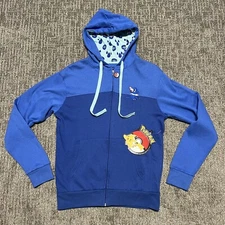 Pokemon Thinkgeek Popplio Zip Hoodie Sweatshirt Jacket XS Extra Small NEW