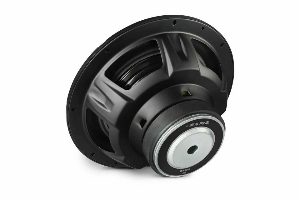 Alpine W12S4, Bass Series Single 4 Ohm Voice Coil 12" Subwoofer - 750W Foto 3 de 3