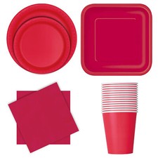 Tableware Set Biodegradable Paper Foil Plates Cups & Napkins for Wedding Events