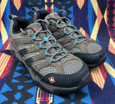 MERRELL Size 9 Brown Soft Toe Moab 2 Vapor SR Womens Work Shoes