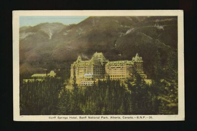 Banff Springs Hotel Banff National Park Alberta Canada - Banff Spr- Old Photo