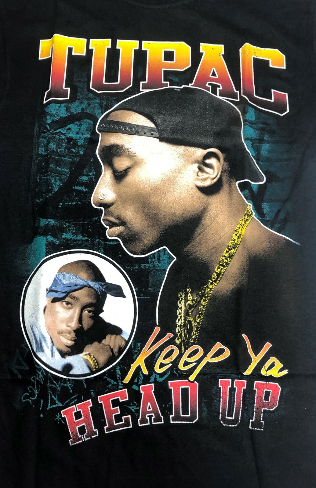 2Pac Tシャツ Keep Ya Head Up 2パック