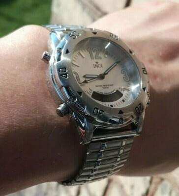  INEX Vintage chronograph 10 ATM watch diver, alarm,  Japan movt,  working!!!