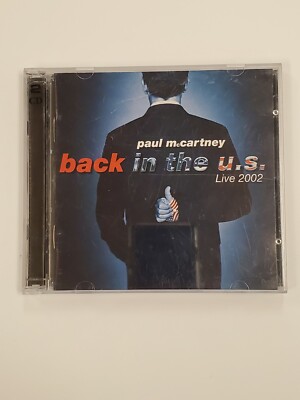 Back in the U.S. by Paul McCartney (CD, Nov-2002, 2 Discs, Capitol beatles)