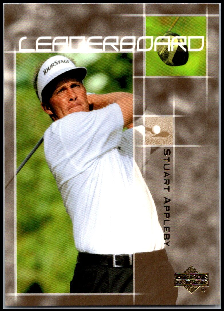 2003 UD Upper Deck Golf #68 Stuart Appleby - Leaderboard FREE SHIPPING!