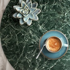 2M X 67.5CM FABLON GREEN MARBLE EFFECT STICKY BACK PLASTIC VINYL FAB14217