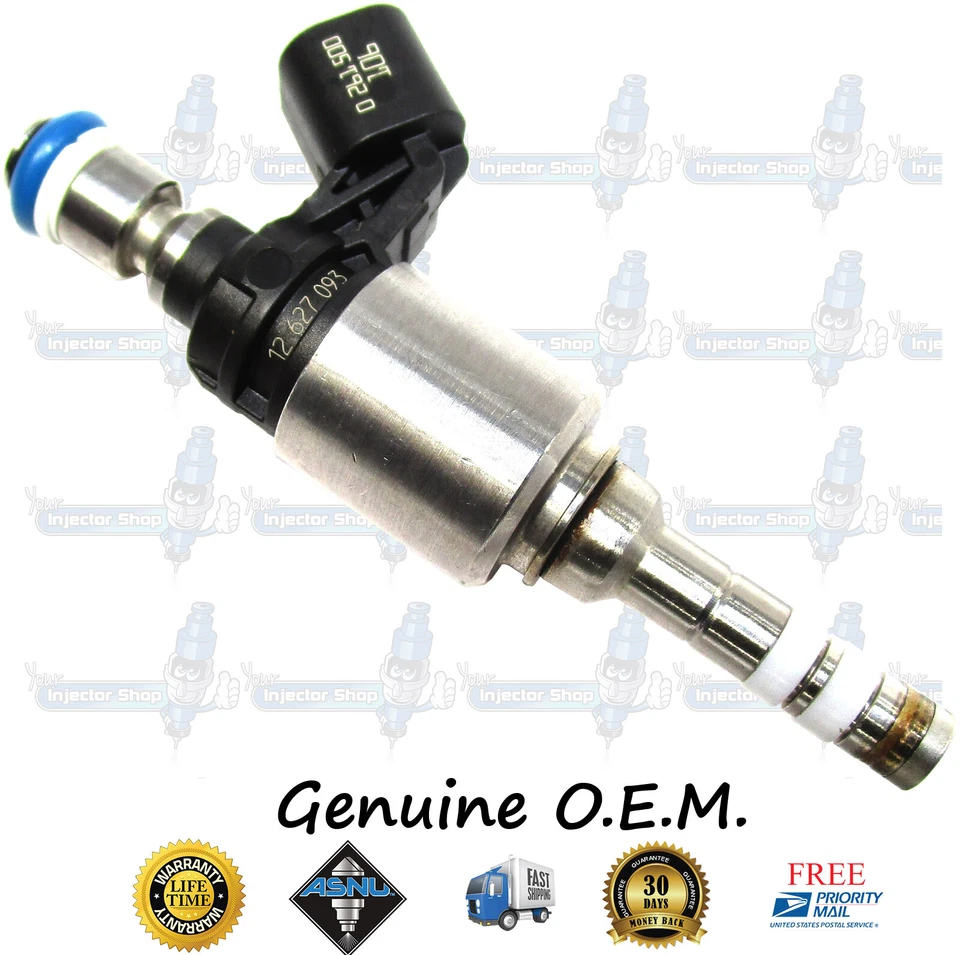 4x inyectores de combustible Reman genuinos OEM General Motors 2,5 L GDI 0261500106 12627093 Foto 3 de 4