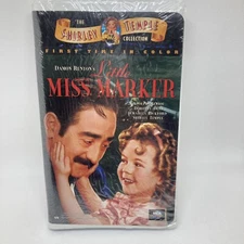 Little Miss Marker VHS Tape 1996 Clamshell Case Shirley Temple Colorized