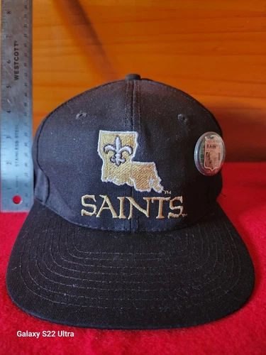 Vintage 90s New Orleans Saints NFL Officially Licensed Snapback Hat