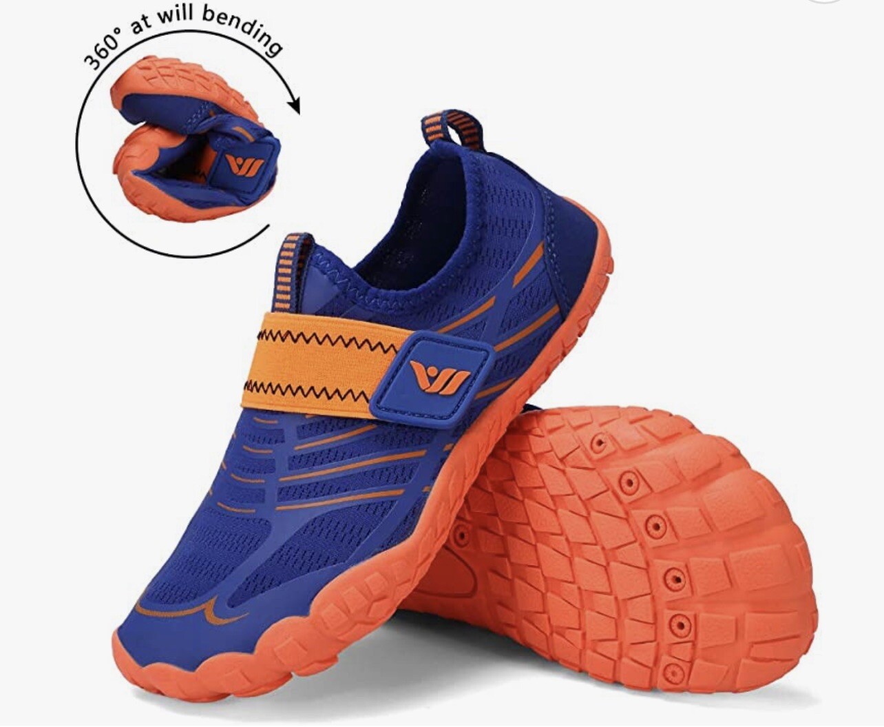CIOR Water Shoes Aqua Athletic Sneakers Lightweight Size 37 (6.5 Big Kid)