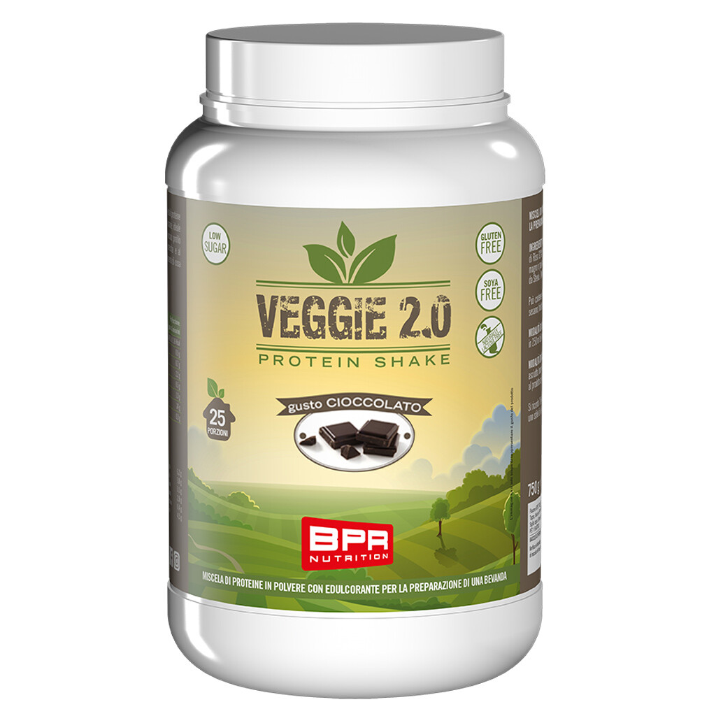 BPR NUTRITION VEGGIE 2.0 PROTEIN SHAKE 750 GR Cioccolato