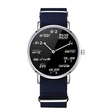 Math Equations Watch, Geeky Maths Problem Design, Fun Gift for Mathematics Lover