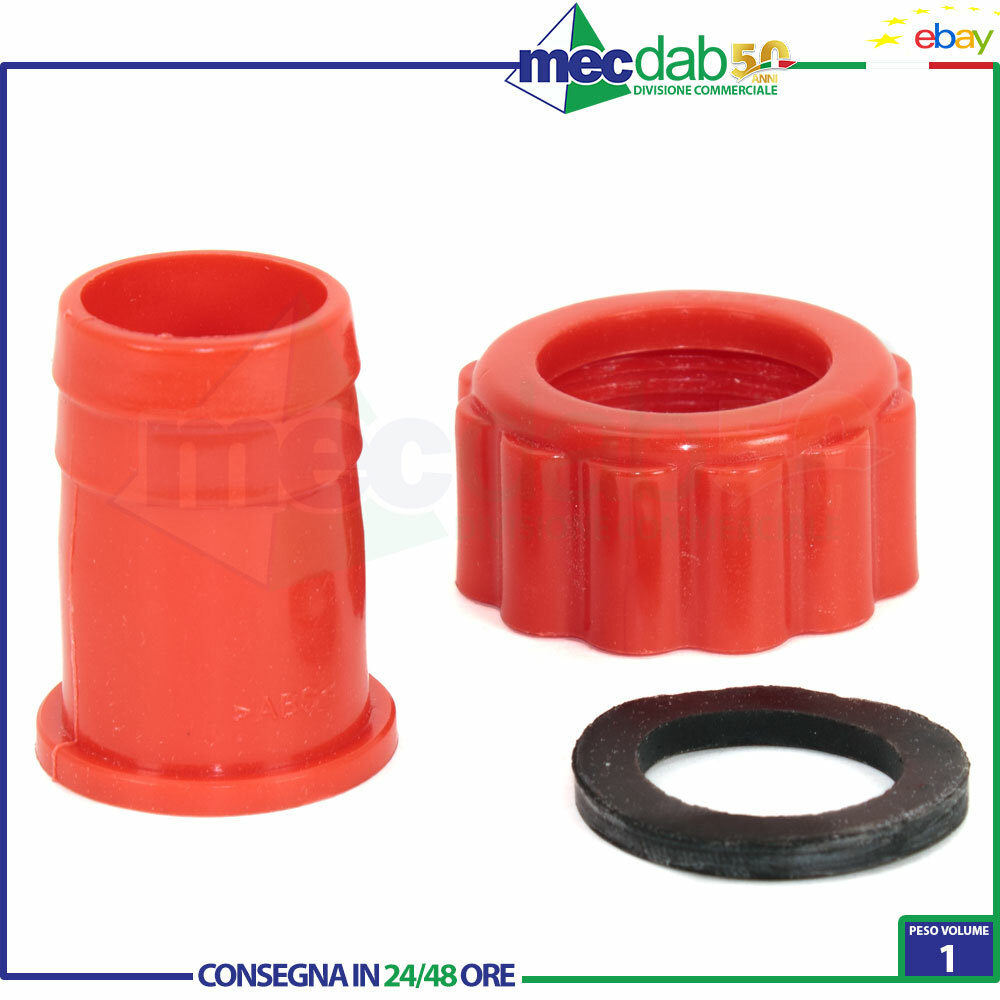 Raccordo Aspirazione Mandata in Plastica Per Motopompe Tubo 25 mm Pompa 1" F