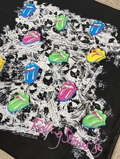 The Rolling Stones 1989 Vintage Handkerchief Durag Brockum Rare New Lips