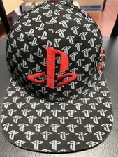 PlayStation Thinkgeek Hat SnapBack Black And Red Official Licensed Product