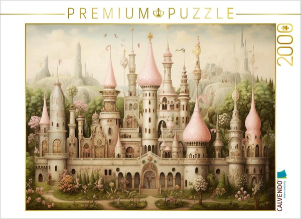 Calvendo Puzzle Fairytale Castle Of The Middle Ages | 2000 Pieces, Finished Size-image