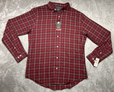 Van Heusen Flex Natural Stretch Soft Touch Long Sleeve Shirt Men  s S/P 14-14.5