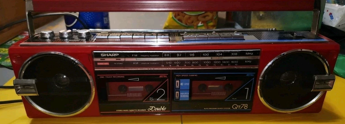 Sharp Red Portable Stereos & Boomboxes for sale | eBay