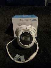 📷 Amcrest 4K 8MP PoE Outdoor Turret Security Camera IP8M-T2599EW - New in Box