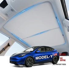 Sunshade for Tesla Model Y, No-Sag Heat-Insulating Model Y 2020-2025 - Gray