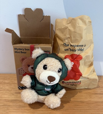 #ad #ad Bunnings Blind Box Bear Green Rain Poncho Rare Hard to Find As New Open FREEPOST AU $36.00