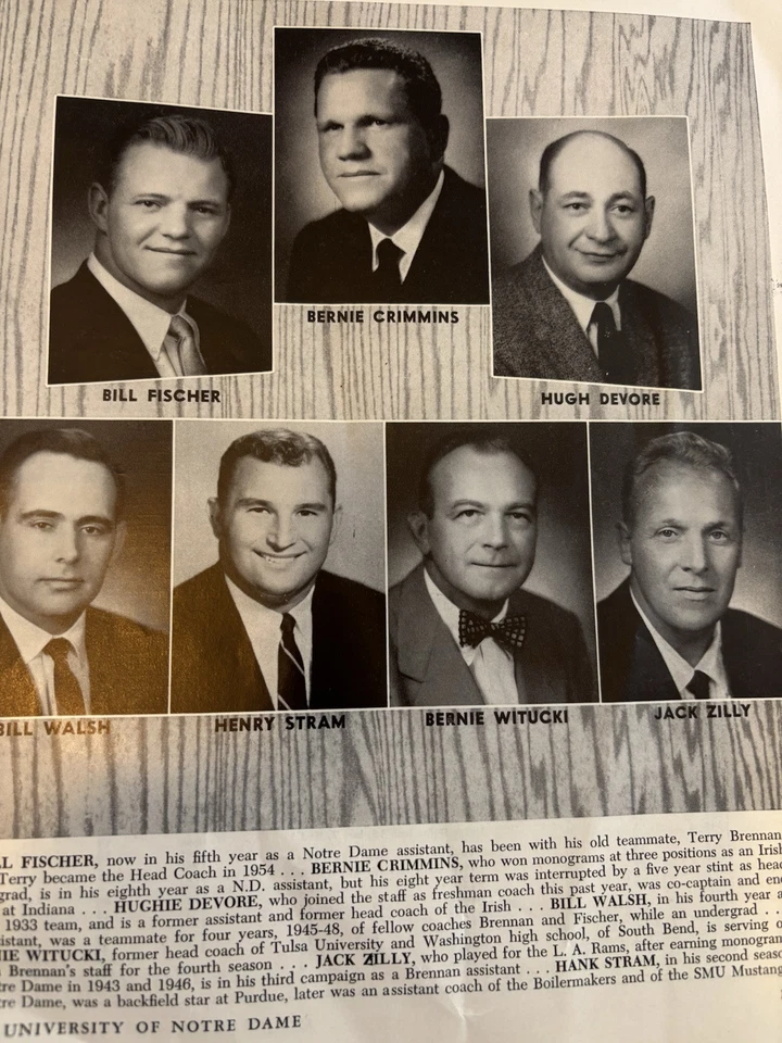 Official Program, Carolina vs. Notre Dame November 15, 1958 - Image 4 of 4