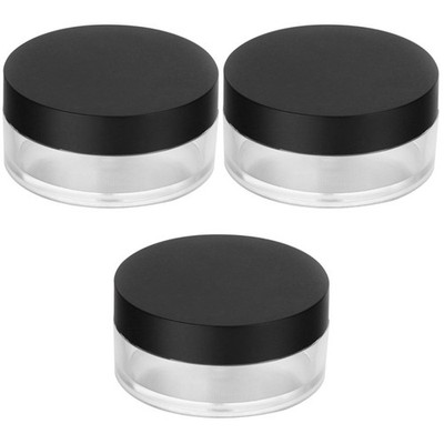 Set of 3 Behälter Für Pulver Puder Aufbewahrung Dose Make-up-Puder