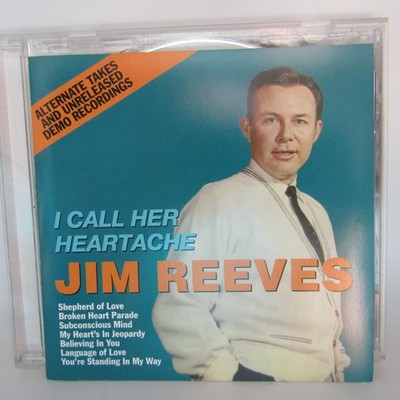JIM REEVES VOICEMASTERS CD 2003 I CALL HER HEARTACHE RARE TRACKS I'M A HIT AGAIN