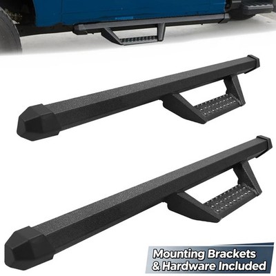 4'' Running Board For 2021-2026 Ford Bronco 2 Door Drop Down Side Steps Nerf Bar