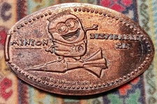 Universal Studios Hollywood Universal City CA Pressed Zinc Penny 