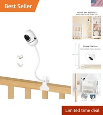 Baby Monitor Mount Clip, Flexible Holder Compatible with HelloBaby HB65, HB65...