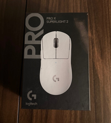 Logitech PRO X SUPERLIGHT 2 Wireless Optical Gaming Mouse 5-Button White