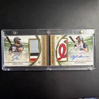 Dylan Crews James Wood 2025 Topps Museum Jumbo Logo Game Used Patch Auto # /3 RC