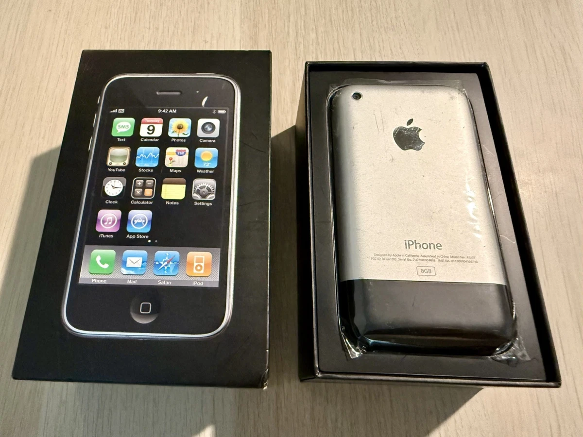 IPhone 2G 8Go - Édition O2 - Boîte Complète - Très Bon État - Collection